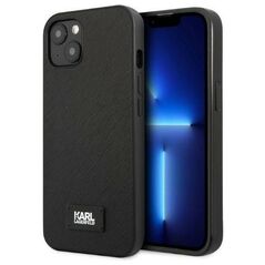 Original Case IPHONE 13 Karl Lagerfeld Hardcase Saffiano Plaque black 3666339048938