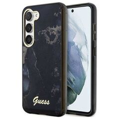 Original Case SAMSUNG GALAXY S23+ Guess Hardcase Golden Marble Collection (GUHCS23MHTMRSK) black 3666339117351