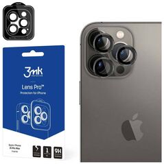 Tempered Glass for Camera APPLE IPHONE 15 PRO MAX 3MK Lens Protection Pro gray 5903108530040