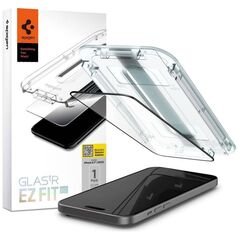 Tempered Glass APPLE IPHONE 15 PLUS Spigen Glas.tr "EZ Fit" black 8809896752114
