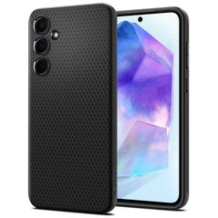 Case SAMSUNG GALAXY A55 5G Spigen Liquid Air Matte black 8809971224383
