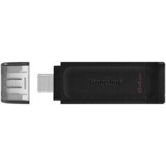 Kingston pendrive 64GB USB-C DT70 black 740617305302