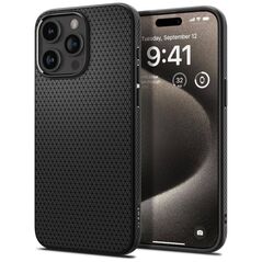 Case APPLE IPHONE 15 PRO MAX Spigen Liquid Air Matte black 8809896749114