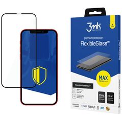 3mk hybrid glass FlexibleGlass Max for iPhone 13 Pro Max 6,7&quot; black frame 5903108436540