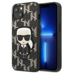 Original Case IPHONE 13 MINI Karl Lagerfeld Hardcase Monogram Ikonik Patch black 3666339049362