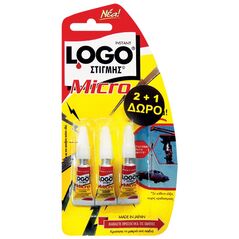 Logo Κολλα Στιγμης 1Gr Micro 2+1 Δωρο (1GR3) (LOGO1GR3) έως 12 άτοκες Δόσεις