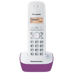 Ασύρματο Τηλέφωνο Panasonic KX-TG1611GRF White-Purple (KX-TG1611GRF) (PANKXTG1611GRF) έως 12 άτοκες Δόσεις