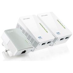 TP-LINK PowerLine WPA4220T AV500 Wireless 3-Pack Starter Kit (TL-WPA4220 TKIT) (TPTL-WPA4220TKIT) έως 12 άτοκες Δόσεις