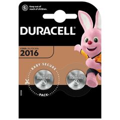 Duracell Μπαταρίες Λιθίου Ρολογιών CR2016 3V 2τμχ (DBCR2016)(DURDBCR2016) έως 12 άτοκες Δόσεις