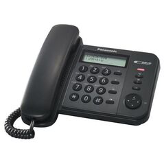 Σταθερό Τηλέφωνο Panasonic KX-TS560EX Μαύρο 5025232490905 5025232490905 έως και 12 άτοκες δόσεις