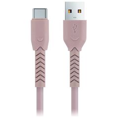Maxlife MXUC-04 cable USB - USB-C 1,0 m 3A pink 5900495875204