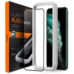 Tempered Glass IPHONE 11 PRO MAX Spigen ALM Glass FC black 8809671018312