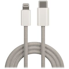 Maxlife MXUC-06 cable USB-C - Lightning 1,0 m 20W grey nylon 5900495054425