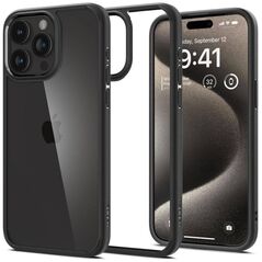 Case APPLE IPHONE 15 PRO MAX Spigen Ultra Hybrid Matte black 8809896749190