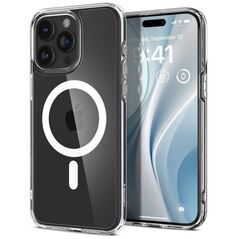 Case APPLE IPHONE 15 PRO MAX Spigen Ultra Hybrid Mag MagSafe White transparent 8809896749251