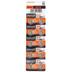 Maxell Αλκαλικές Μπαταρίες Ρολογιών LR44 1.5V 10τμχ (9318573) (MAX9318573) έως 12 άτοκες Δόσεις