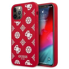 Original Case IPHONE 12 PRO MAX Guess Hard Case Peony Collection (GUHCP12LLSPEWRE) red 3666339004019