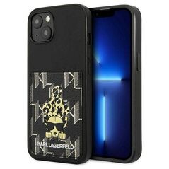 Case IPHONE 13 Karl Lagerfeld Hardcase Karlimals Cardslot (KLHCP13MCANCNK) black 3666339049775