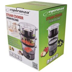 Esperanza Steam cooker (EKG009) (ESPEKG009) έως 12 άτοκες Δόσεις