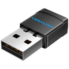 VENTION USB Wi-Fi Dual Band Adapter 2.4G/5G Black ABS Type (KDSB0) (VENKDSB0) έως 12 άτοκες Δόσεις