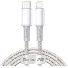 Baseus cable High Density PD USB-C - Lightning 2,0 m white 20W 6953156231955