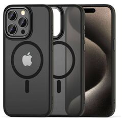 Case APPLE IPHONE 15 PRO MAX Tech-Protect Magmat "2" MagSafe Matte black 5906302307951