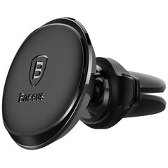 Baseus car holder magnetic with cable clip black new2 air vent 6932172648763