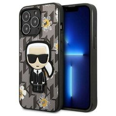 Original Case IPHONE 13 PRO Karl Lagerfeld Flower Ikonik Karl (KLHCP13LPMNFIK1) gray 3666339049461