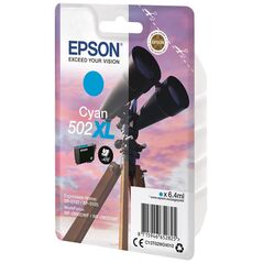 Epson Μελάνι Inkjet 502XL Cyan (C13T02W24010) (EPST02W240) έως 12 άτοκες Δόσεις