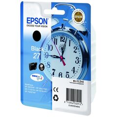 Epson Μελάνι Inkjet Series 27 Black (C13T27014012) (EPST270140) έως 12 άτοκες Δόσεις