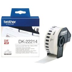 Brother DK-22214 Continuous Paper Label Roll – Black on White, 12mm wide (DK22214) (BRODK22214) έως 12 άτοκες Δόσεις