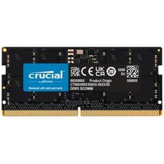 Crucial SO-DIMM DDR5-4800 16GB (CT16G48C40S5) (CRUCT16G48C40S5) έως 12 άτοκες Δόσεις