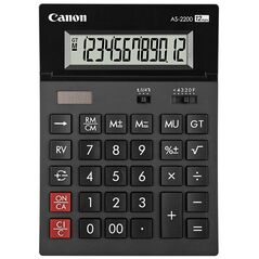CANON AS-2200 12-DIGIT CALCULATOR (4584B001) (CANAS2200) έως 12 άτοκες Δόσεις