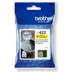 Brother Μελάνι Inkjet LC Yellow Cartridge (LC422Y) (BROLC422Y) έως 12 άτοκες Δόσεις