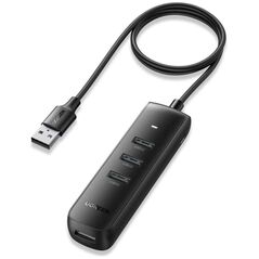 Adapter UGREEN CM416 4in1 USB to 4x USB 1m (black) 6941876226887