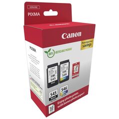 Canon Μελάνι Inkjet PG-545/CL-546 Multipack + Photo Paper 50sh Carton Pack (8287B008) (CANPG-545VPCP) έως 12 άτοκες Δόσεις