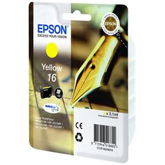 Epson Μελάνι Inkjet No.16 Yellow (C13T16244012) (EPST162440) έως 12 άτοκες Δόσεις