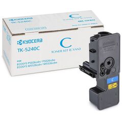 KYOCERA ECOSYS M5526MFP/P5026 TONER CYAN (TK-5240C) (KYOTK5240C) έως 12 άτοκες Δόσεις