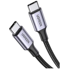 UGREEN US316 Type C to Type C Cable, 100W, 1.5m (black) 6957303874286