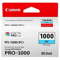 Canon Μελάνι Inkjet PFI1000PC Photo Cyan (0550C001) (CANPFI-1000PC) έως 12 άτοκες Δόσεις