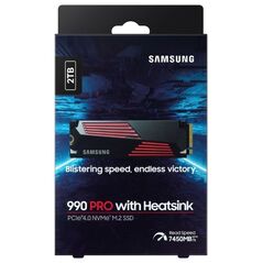 Samsung SSD 990 Pro 2TB M.2 NVMe w/Heatsink (MZ-V9P2T0CW) (SAMMZ-V9P2T0CW) έως 12 άτοκες Δόσεις