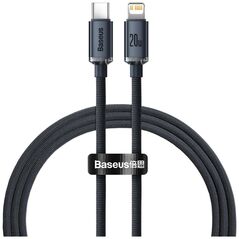 Baseus cable Crystal Shine USB-C - Lightning 1,2 m 20W black 6932172602741