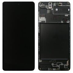 Οθόνη με Touch Screen & Μπροστινή Πρόσοψη Samsung A715F Galaxy A71 Μαύρο (Original) 1110301140476 1110301140476 έως και 12 άτοκες δόσεις