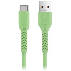 Maxlife MXUC-04 cable USB - USB-C 1,0 m 3A green 5900495875228