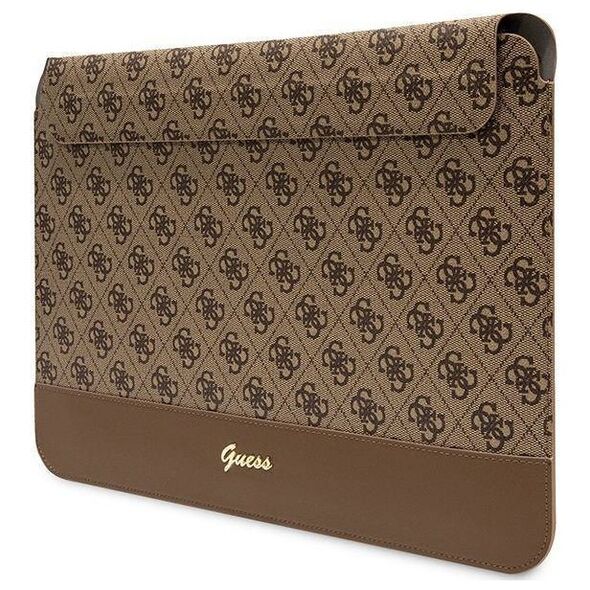 Case LAPTOP 14" Guess 4G Stripe Metal Logo (GUCS14PS4SGW) brown 3666339110833