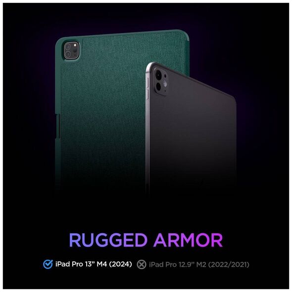 Case IPAD PRO 13.0 (7GEN) Spigen Urban Fit Midnight green 8809971226936