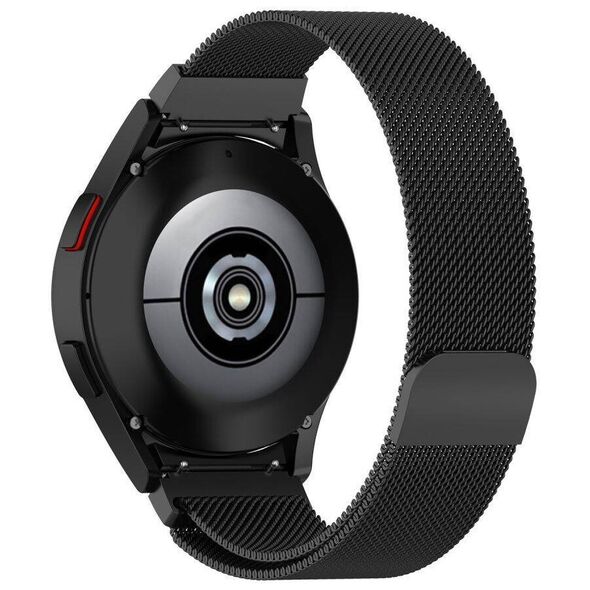 Strap for SAMSUNG GALAXY WATCH 4 / 5 / 5 PRO / 6 / 7 / FE Tech-Protect Milaneseband black 5906302313785