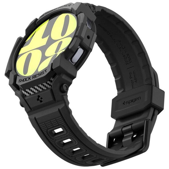 Strap for SAMSUNG GALAXY WATCH 7 (44 MM) Spigen Rugged Armor ”Pro” Matte black 8809971232098