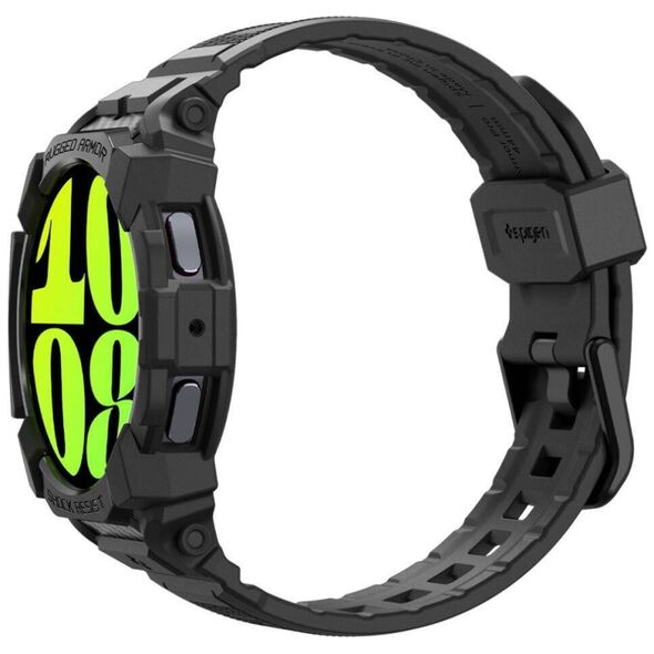 Strap for SAMSUNG GALAXY WATCH 7 (44 MM) Spigen Rugged Armor ”Pro” Matte black 8809971232098