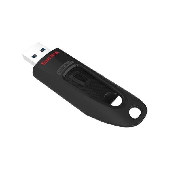 USB 3.0 Flash Disk SanDisk Ultra SDCZ48 USB A 64GB 130MB/s Μαύρο 619659102197 619659102197 έως και 12 άτοκες δόσεις